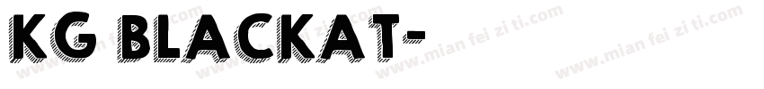 KG BLACKAT字体转换